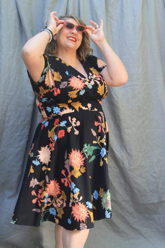 Betty Wiggle & Beverley Swing Dress - Extended sizes 20-30 ...