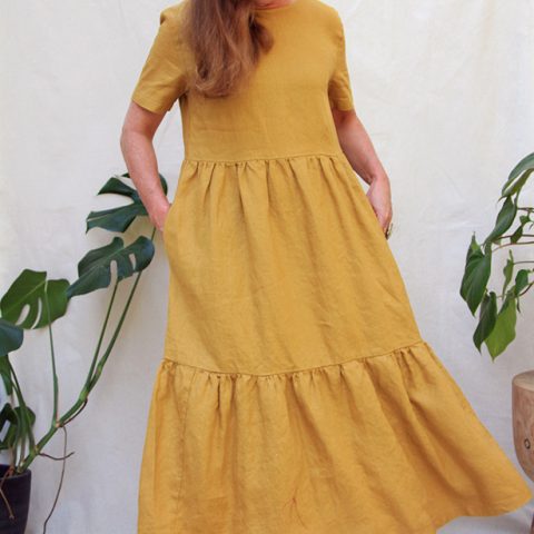 Medicine Wheel Sage Bearpaw Smock Top Dress