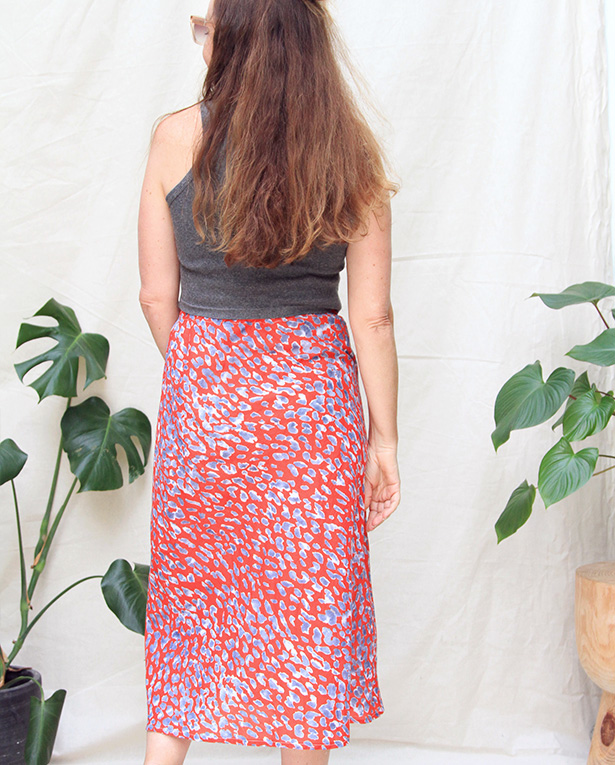 Silk skirt, free pattern №669 download pdf