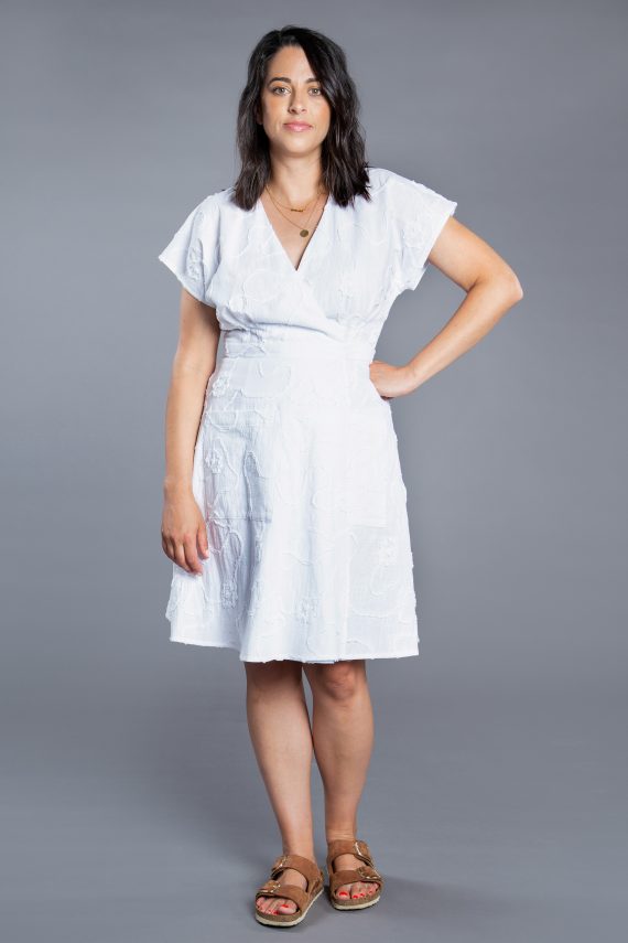 Elodie Wrap Dress by Closet Core Patterns-12