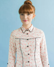 Rosa shirt dress sewing pattern 27